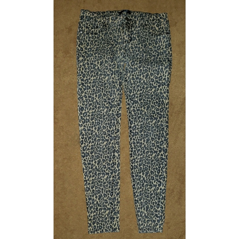 Leopard Print Skinny Jeans